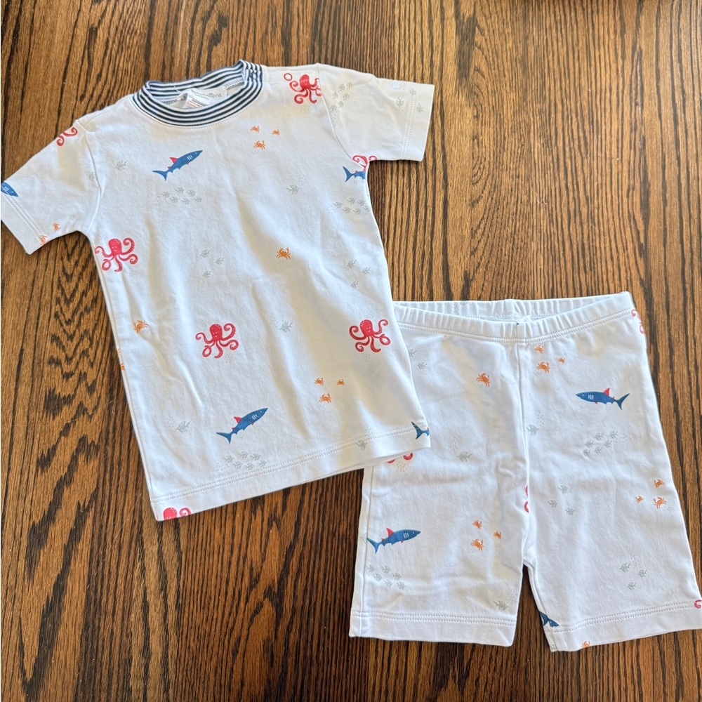 Babycottons Pajama Set with Sea Creature Print 24 months